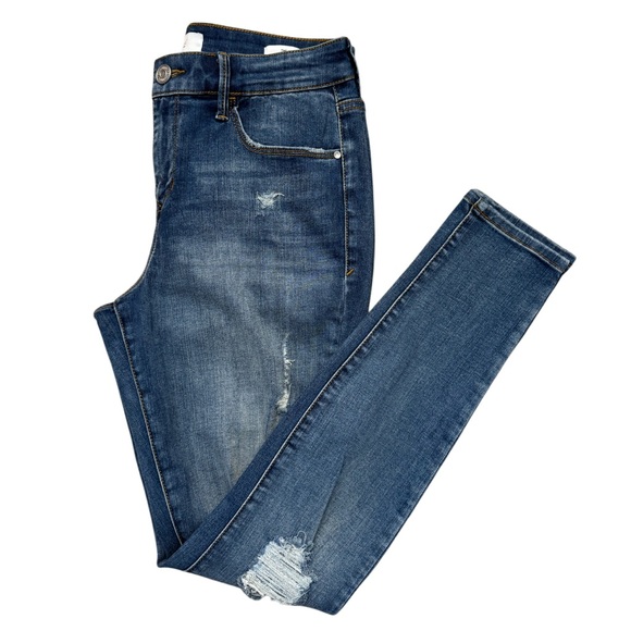 Skinnygirl Jeans THE SKINNY Distressed Denim Jeans Size 29 - Picture 1 of 13